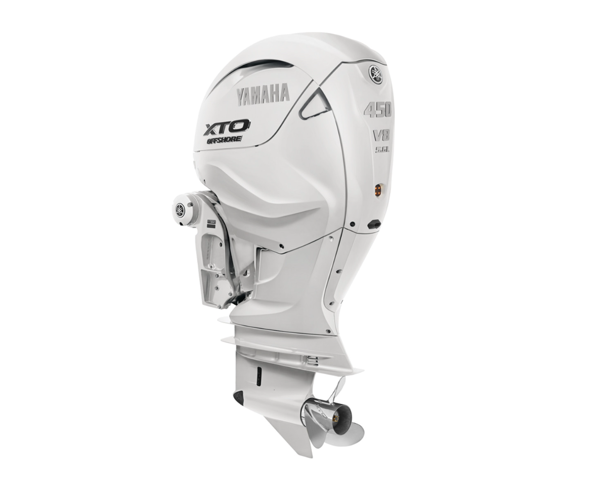 Yamaha 450hp White XTO Offshore Outboard Engine LXF450USA2