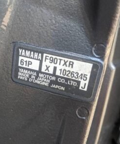 Motor fueraborda Yamaha de 90 CV, 4 tiempos, eje de 20 pulgadas, usado, año 2010.