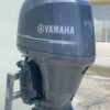 Motor Yamaha usado de 150 HP, 4 tempos, eixo de 25 polegadas.