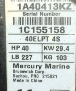 Mercury 40 CV 4 tempi 20 albero usato del 2018