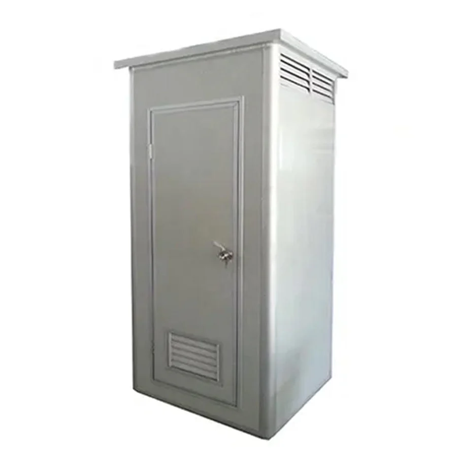 Banheiro portátil individual cinza