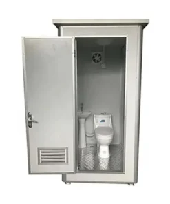 Portable Single Restroom Gray L3.61 x W3.61 x H7.6ft
