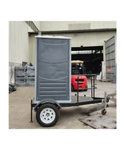 Plastic Outdoor Toilet With Trailer