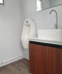 Trailer sanitário duplo unissex de 2,74 m (9 pés)
