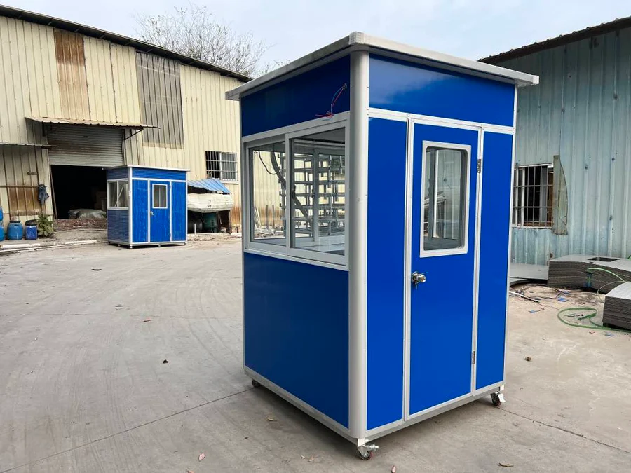 Cabine de segurança e guarita à venda - Escritório portátil 1,5 x 1,5 m