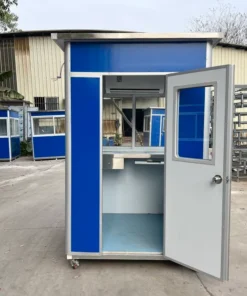 Cabine de segurança e guarita à venda - Escritório portátil 1,5 x 1,5 m