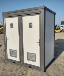 2 Private Toilet Stalls Portable Restroom