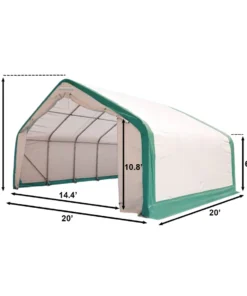 Single Truss Storage Shelter W20 x L20 x H12