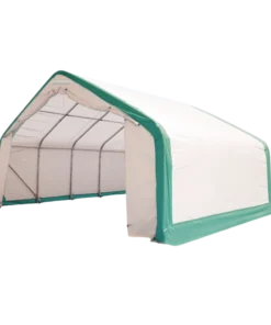 Alternative view of Single Truss Storage Shelter W20 x L20 x H12